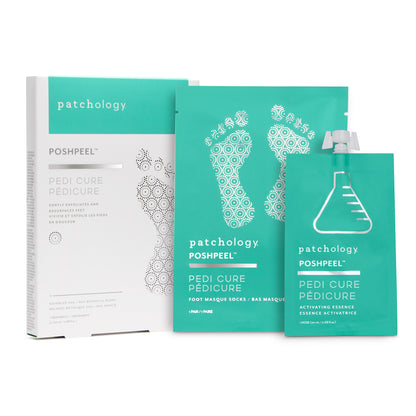 PoshPeel Pedi Cure - Gently Exfoliates & Resurfaces Feet
