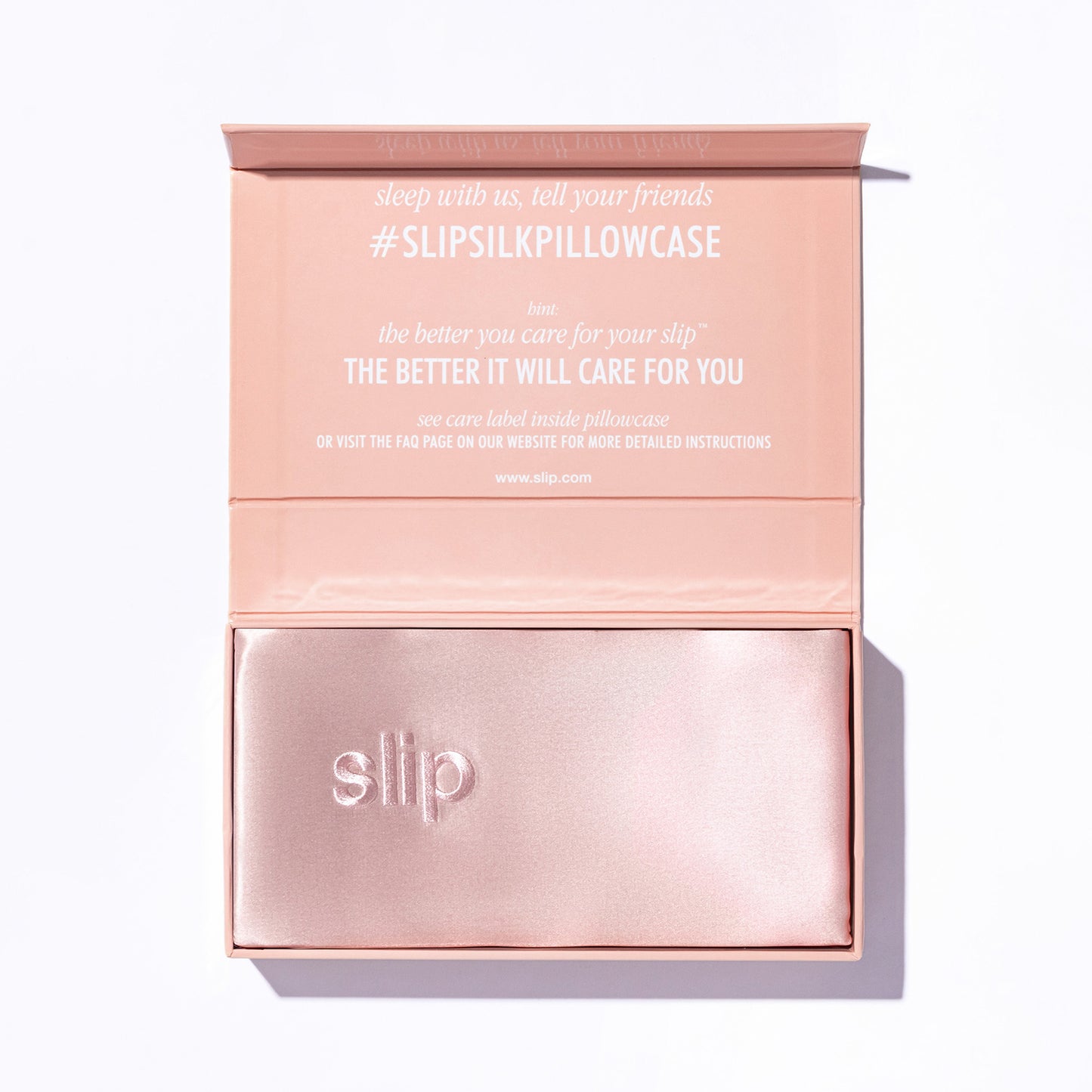 Pure Silk Anti-Aging Sleep Crease Bed Head King Size Pillowcase - Caramel