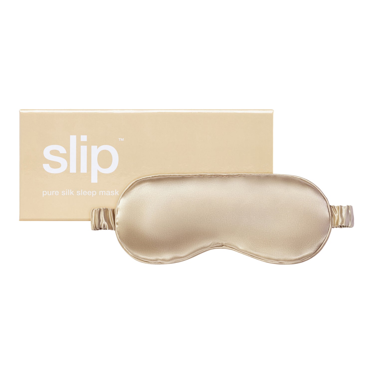 Pure Silk Sleep Mask 1 Pc Caramel