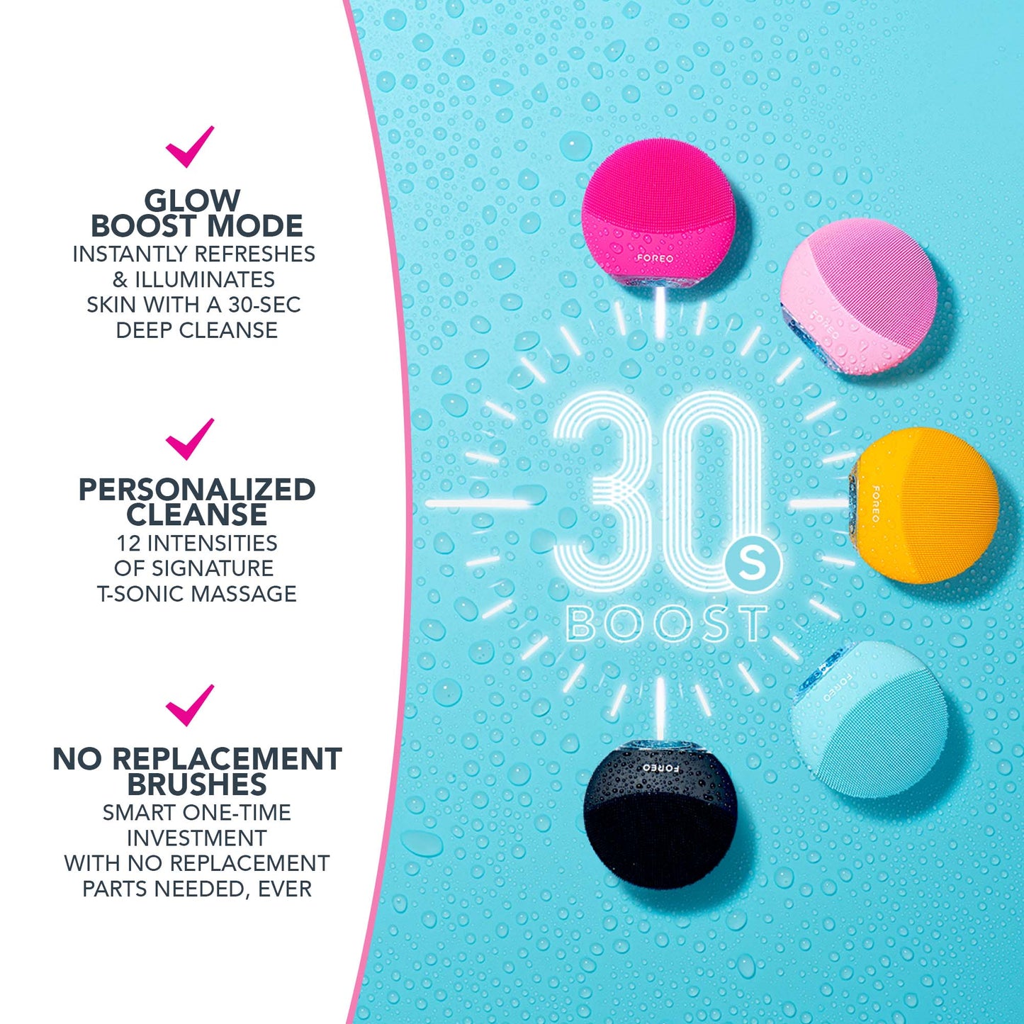 Luna Mini - 3 Fuchsia