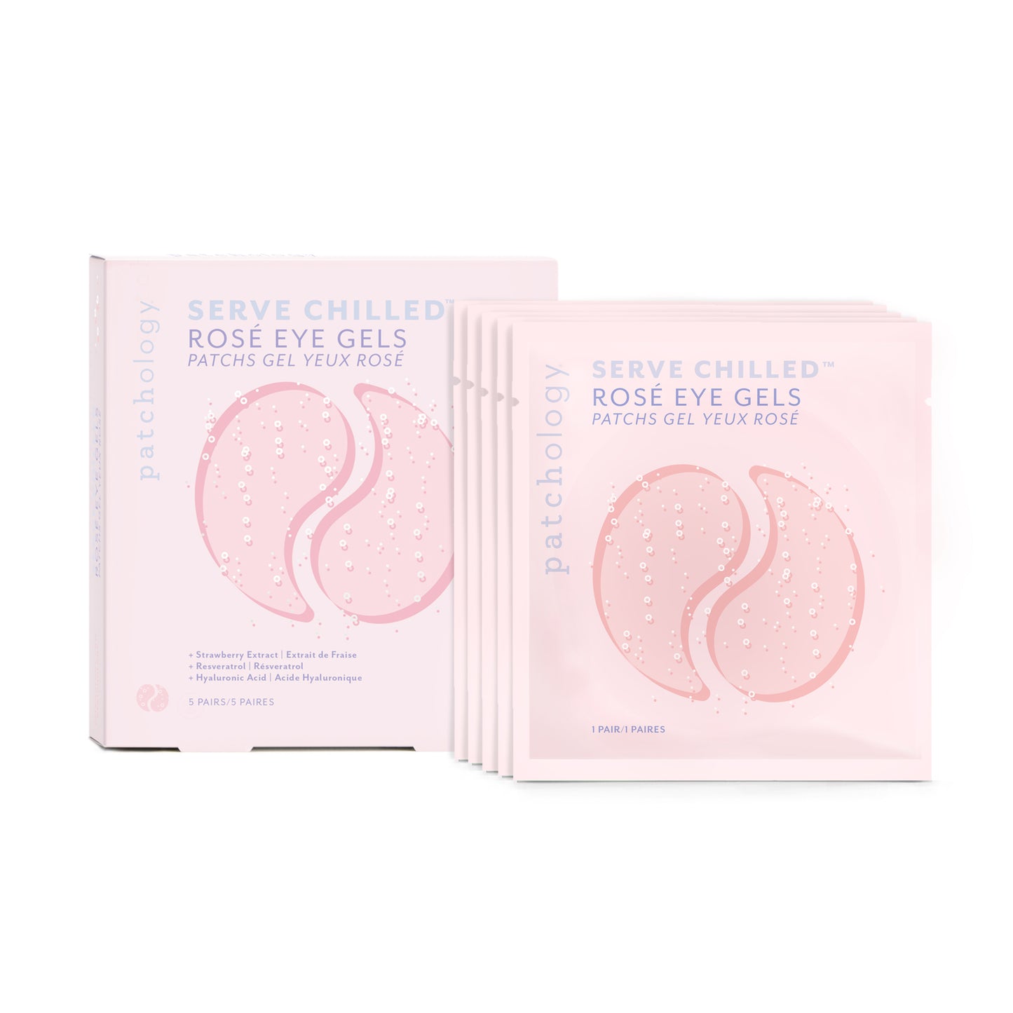 Serve Chilled Eye Gels Rose