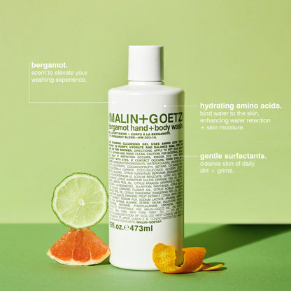 Bergamot Hand + Body Wash