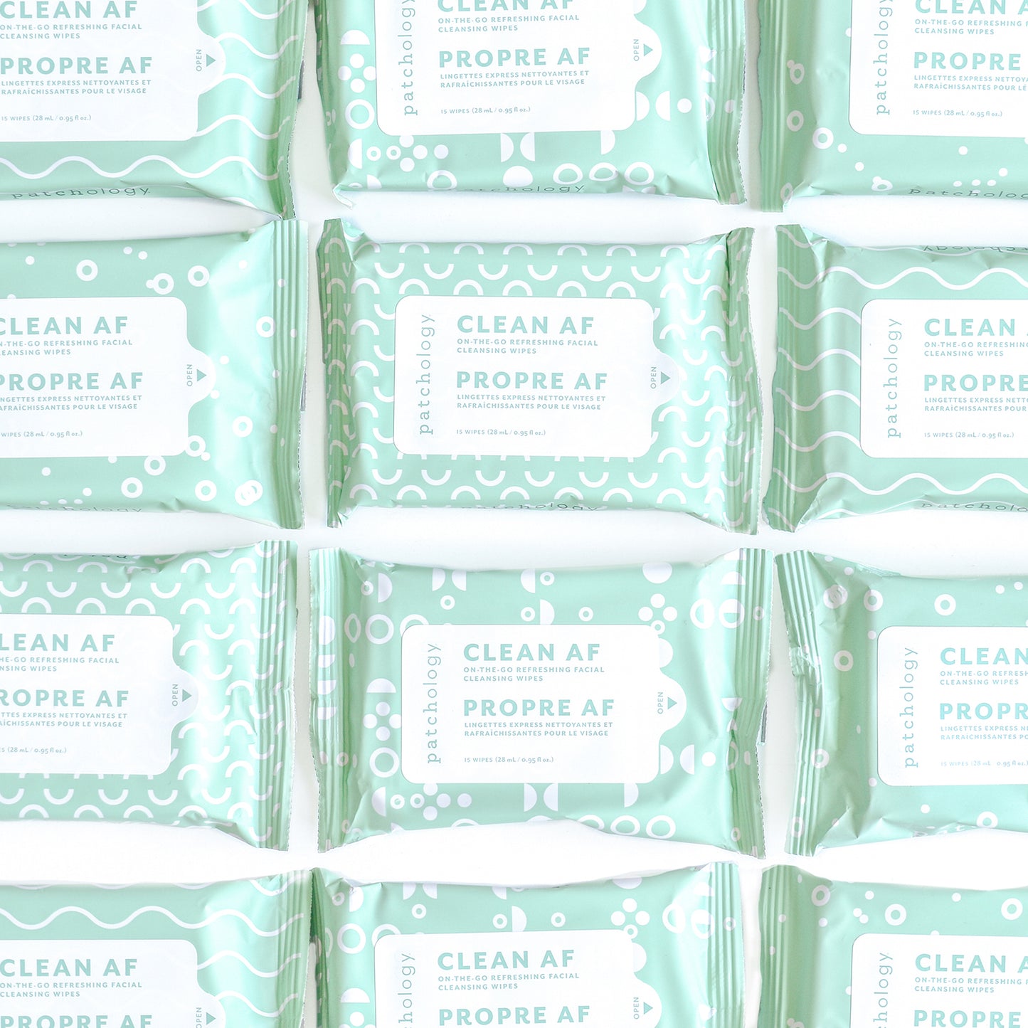 Clean AF On-The-Go Refreshing Facial Cleansing Wipes