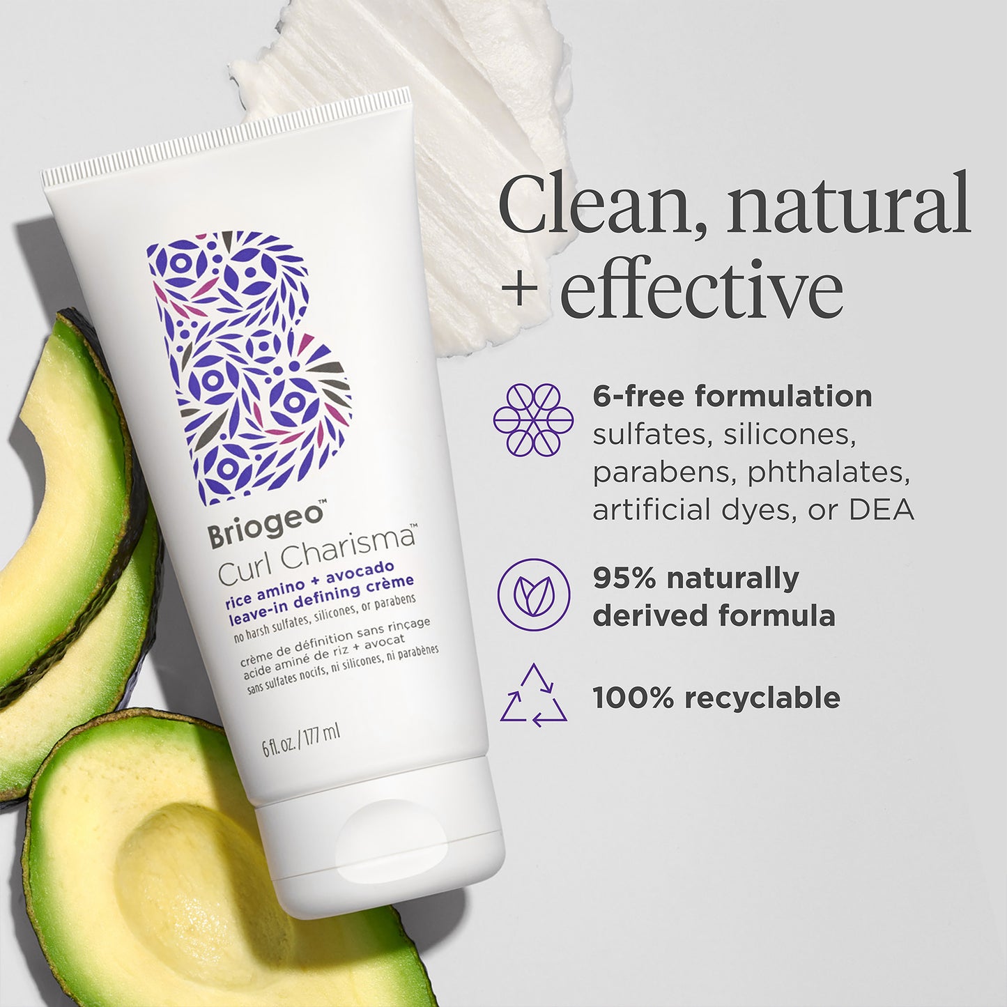 Curl Charisma Rice Amino + Avocado Defining Creme