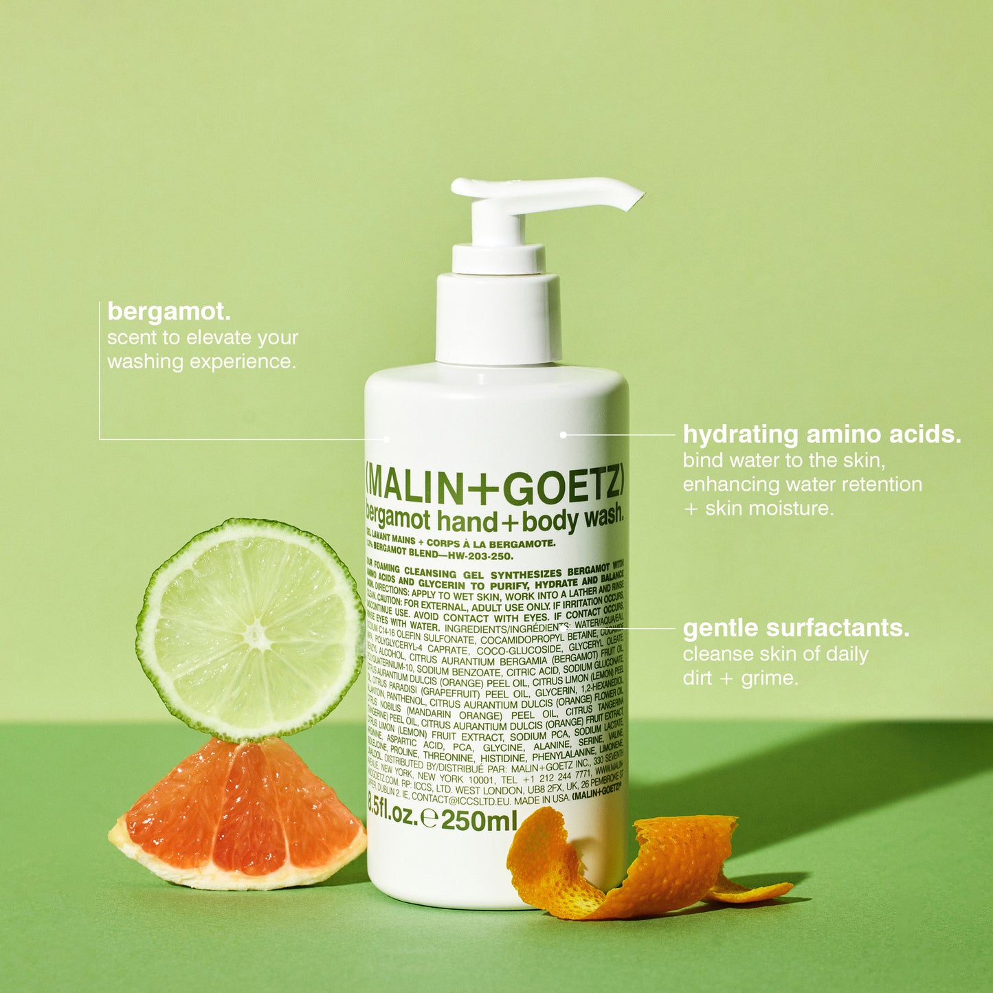 Bergamot Hand + Body Wash