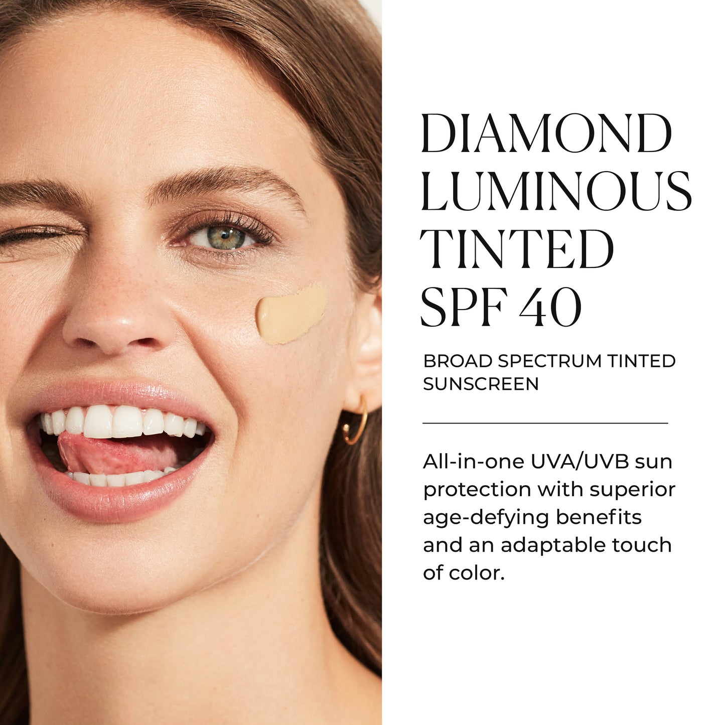Diamond Luminous Uv Defense Light Tntd Fluid SPF 40