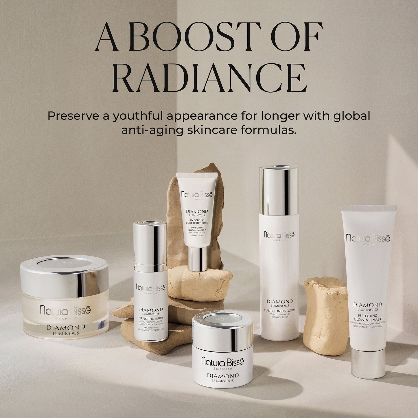 Diamond Luminous Uv Defense Light Tntd Fluid SPF 40