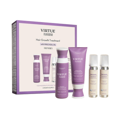 Flourish Nightly Intensive Hair Growth Treatment 4 pc