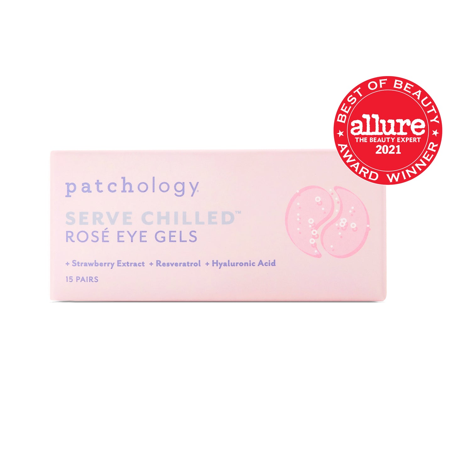 Serve Chilled Eye Gels Rose