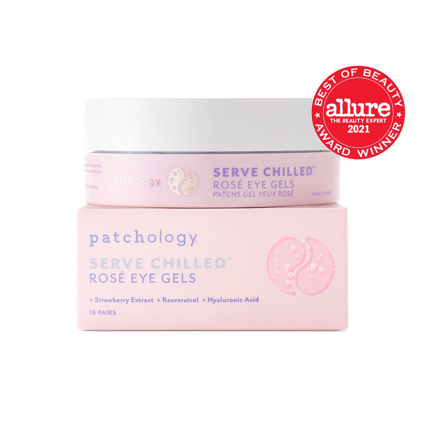 Serve Chilled Eye Gels Rose