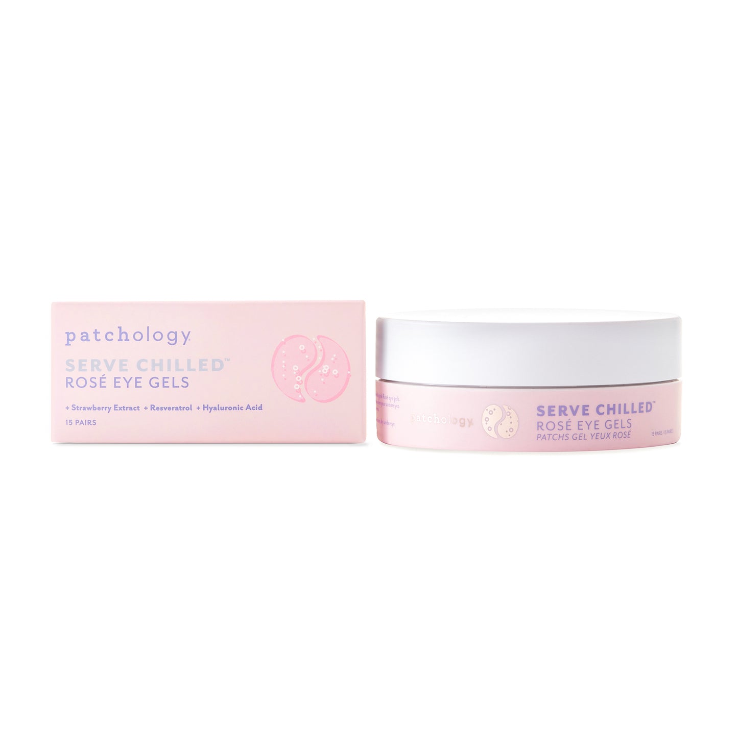 Serve Chilled Eye Gels Rose