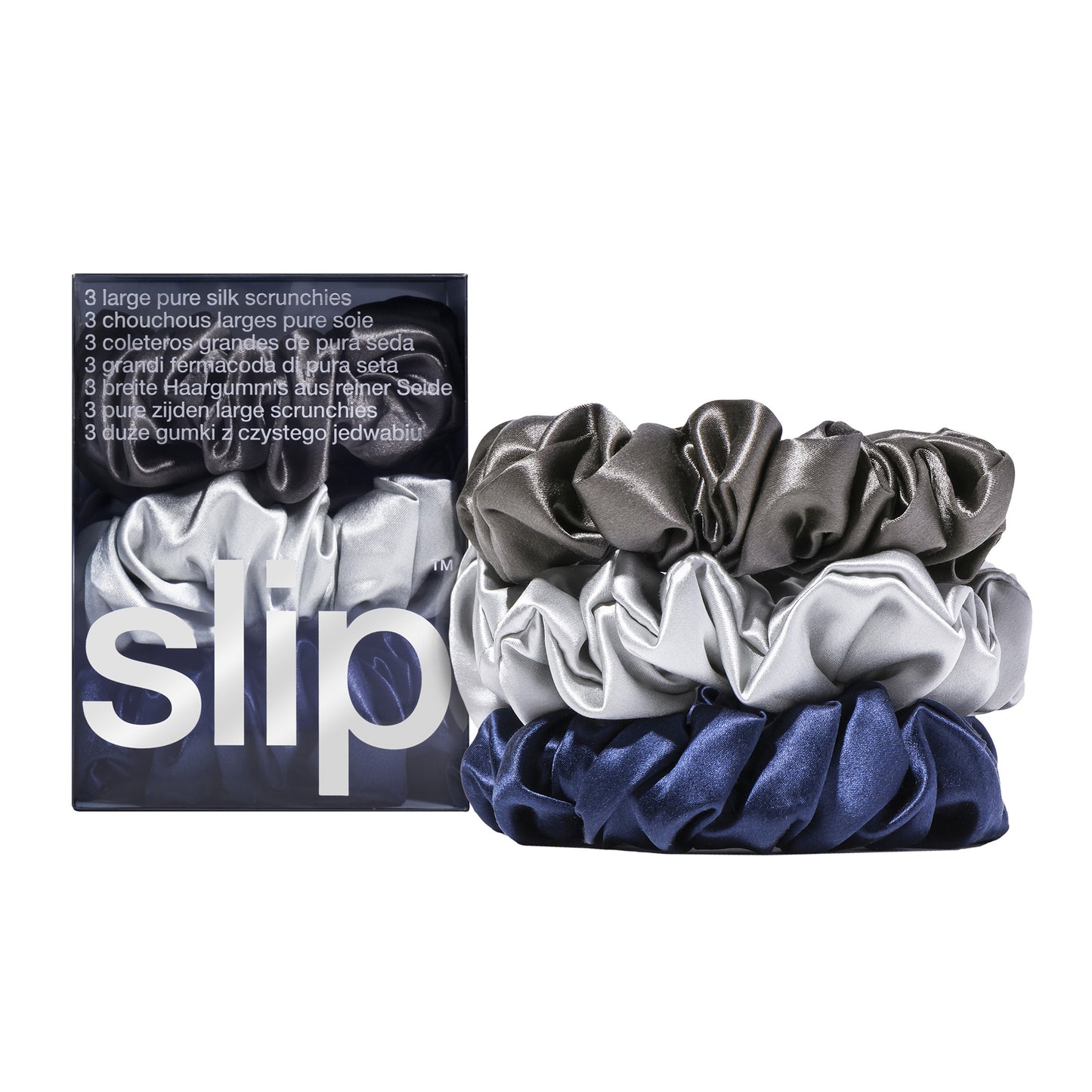 Pure Silk Large Scrunchies