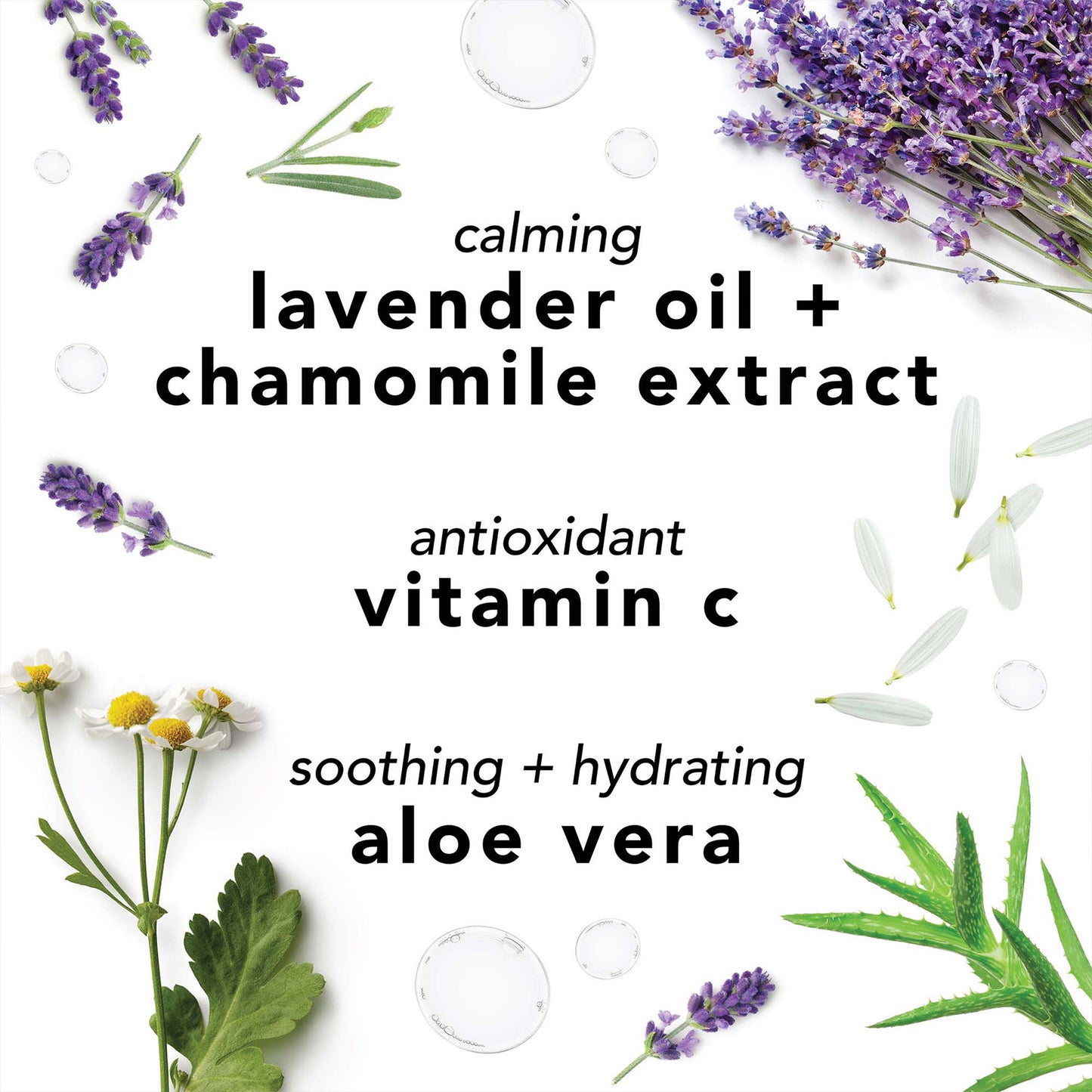 Facial Spray with Aloe Chamomile and Lavender