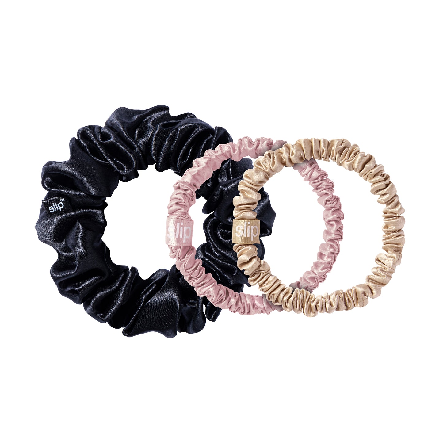 Pure Silk Scrunchies Multi