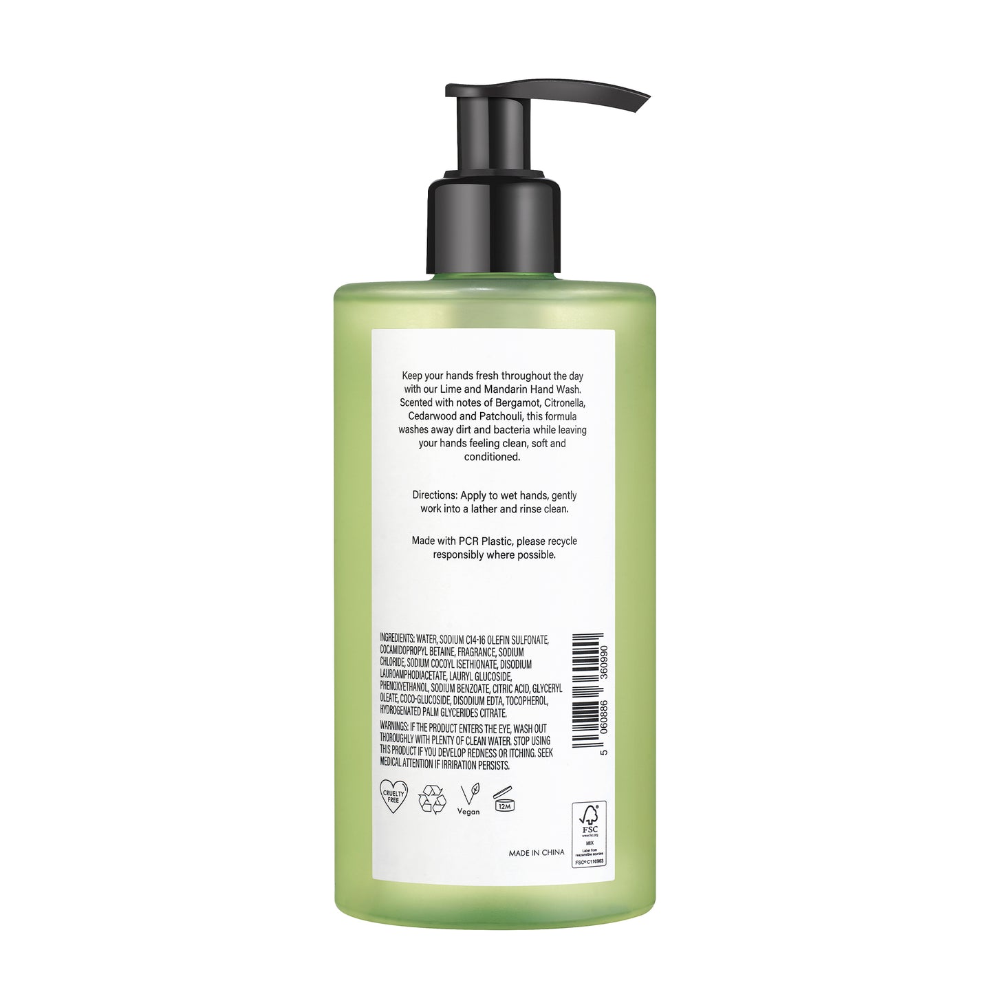 Lime and Mandarin Hand Wash