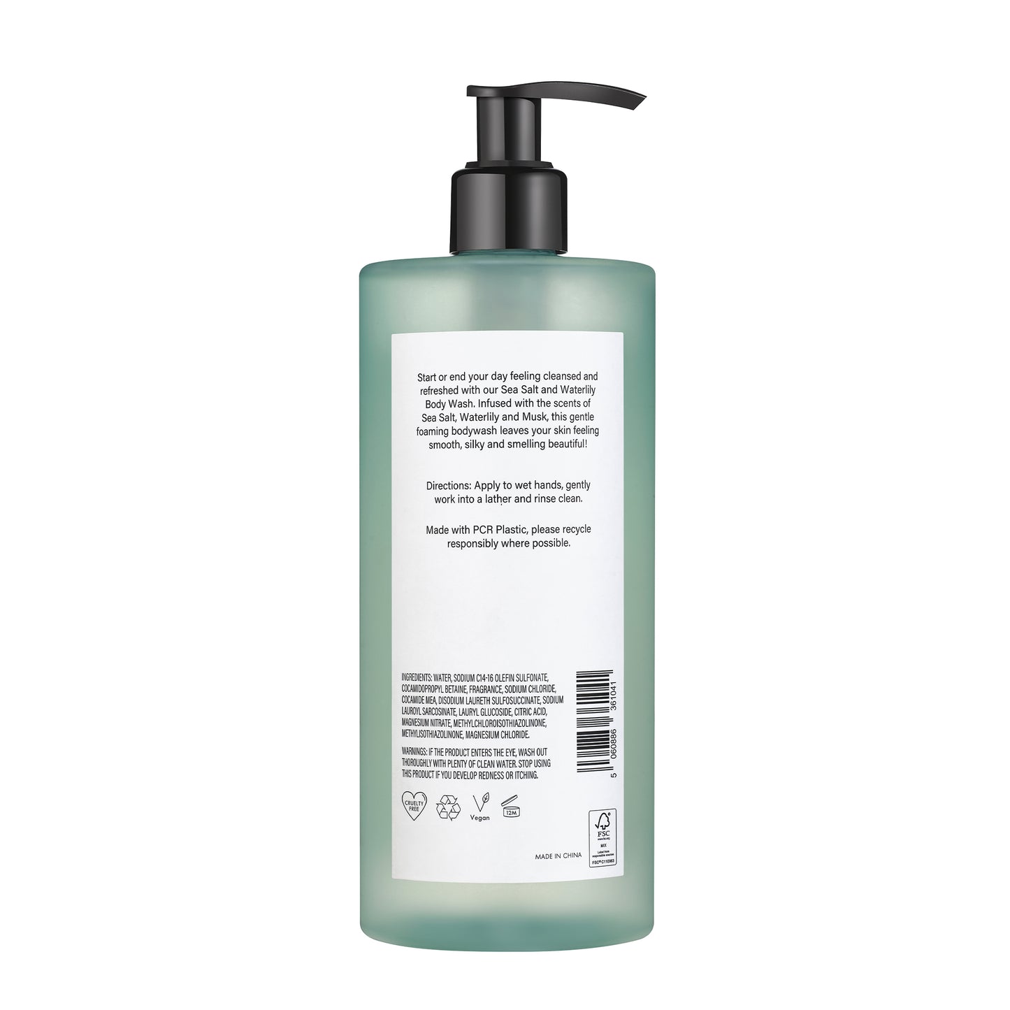 Sea Salt and Waterlily Body Wash