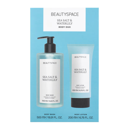 Sea Salt and Waterlily Body Duo