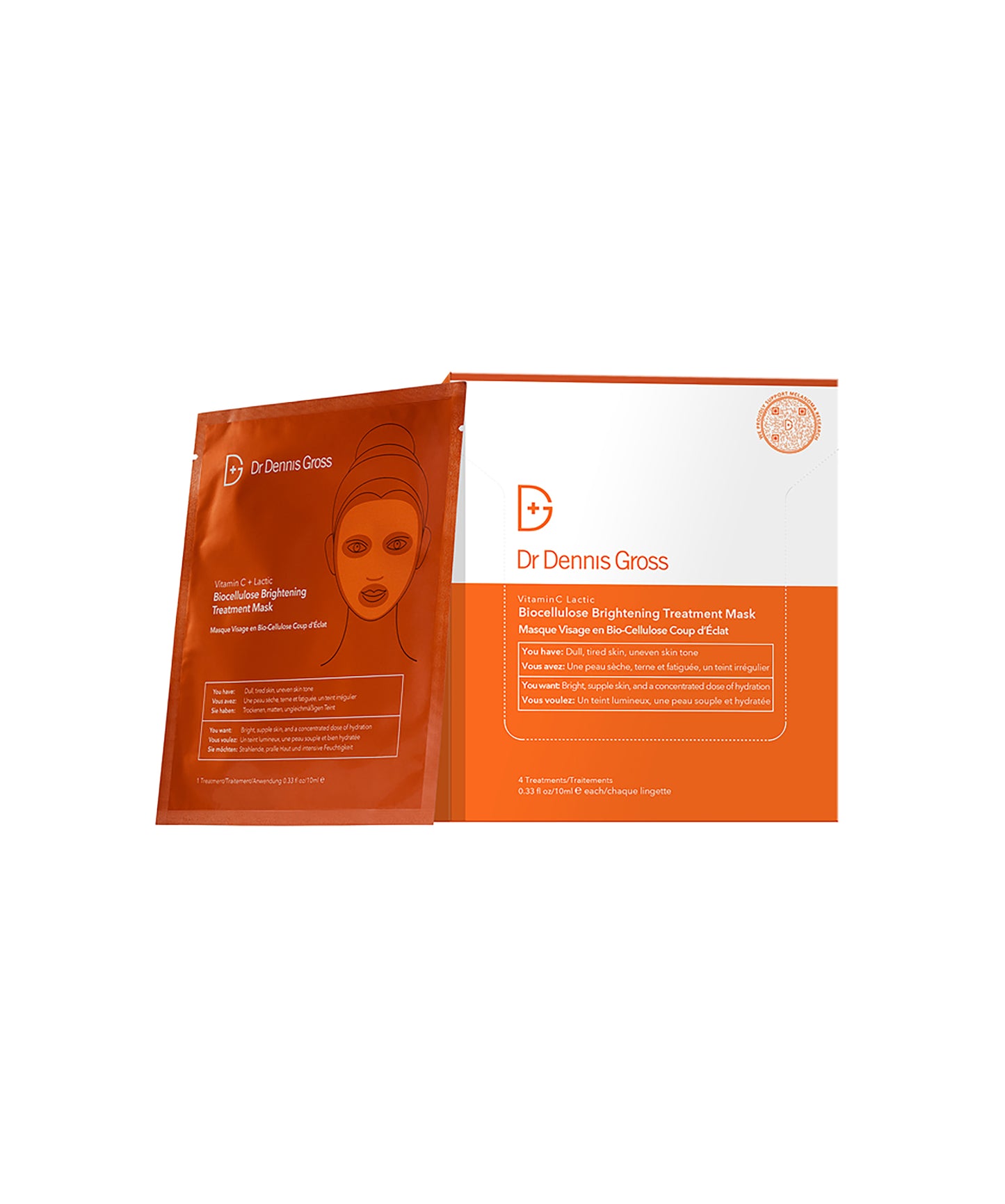 Vitamin C Lactic Biocellulose Brightening Treatment Mask