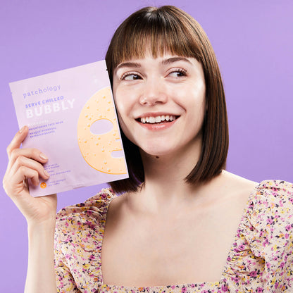 Serve Chilled Hydrogel Brightening Face Sheet Mask