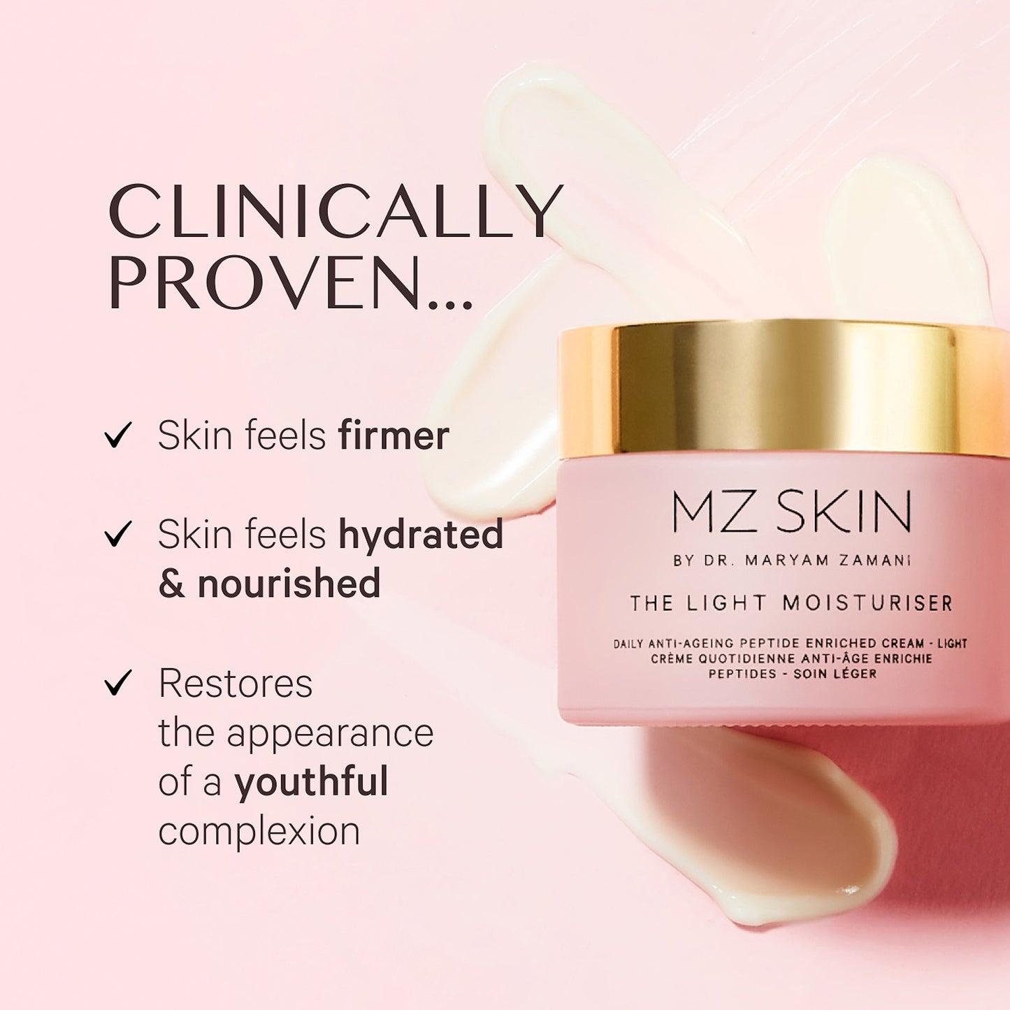 The Light Moist Daily Anti-Aging Peptide Cream Light