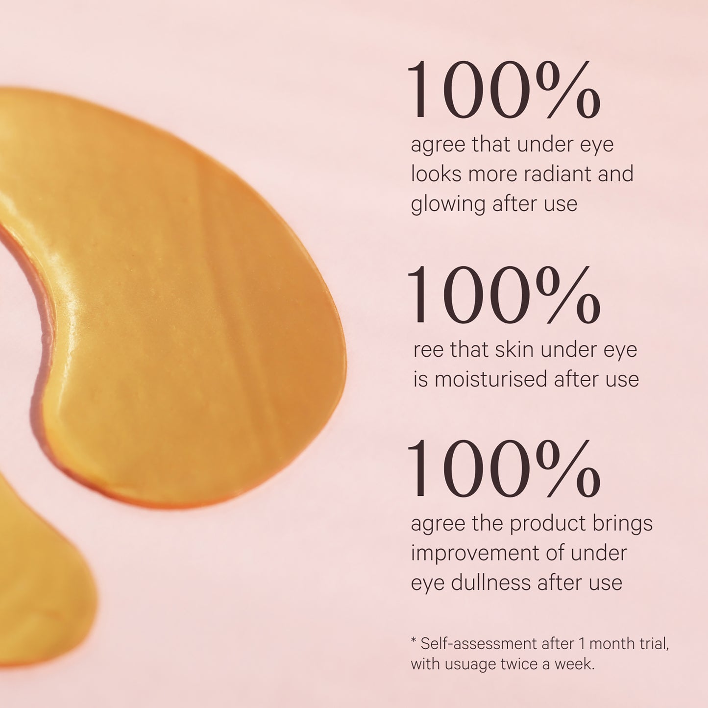 Hydra-Bright Gold Eye Mask