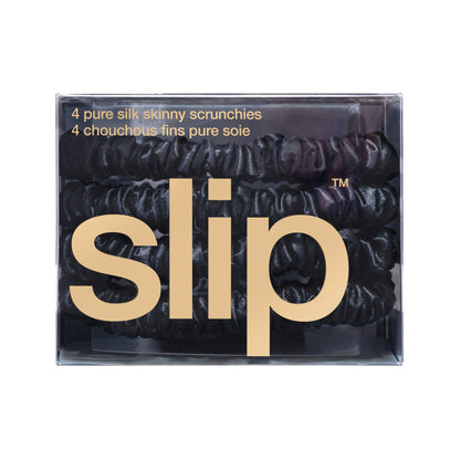 Pure Silk Skinny Scrunchies Set