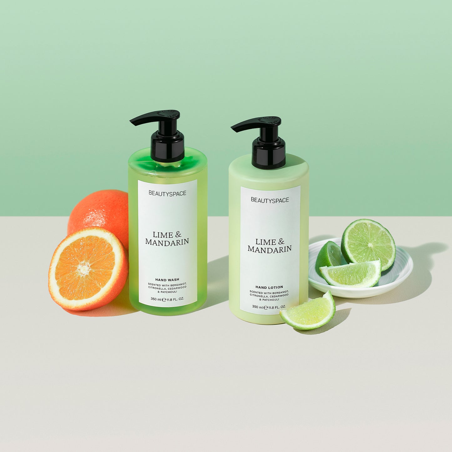 Lime and Mandarin Hand Duo