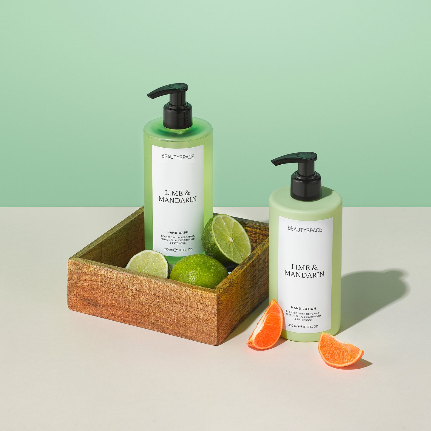 Lime and Mandarin Hand Duo