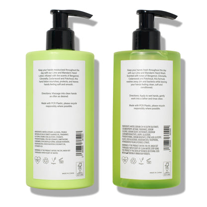 Lime and Mandarin Hand Duo