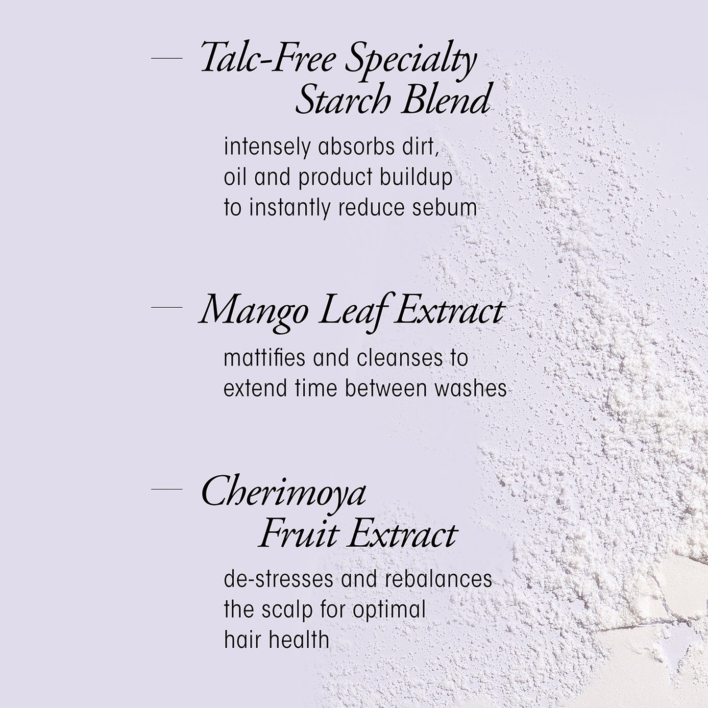 Oil Control Dry Shampoo Powder