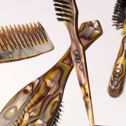 Italian Resin Large Round Brush