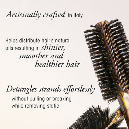 Italian Resin Large Round Brush