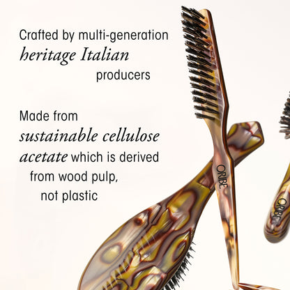 Italian Resin Large Round Brush