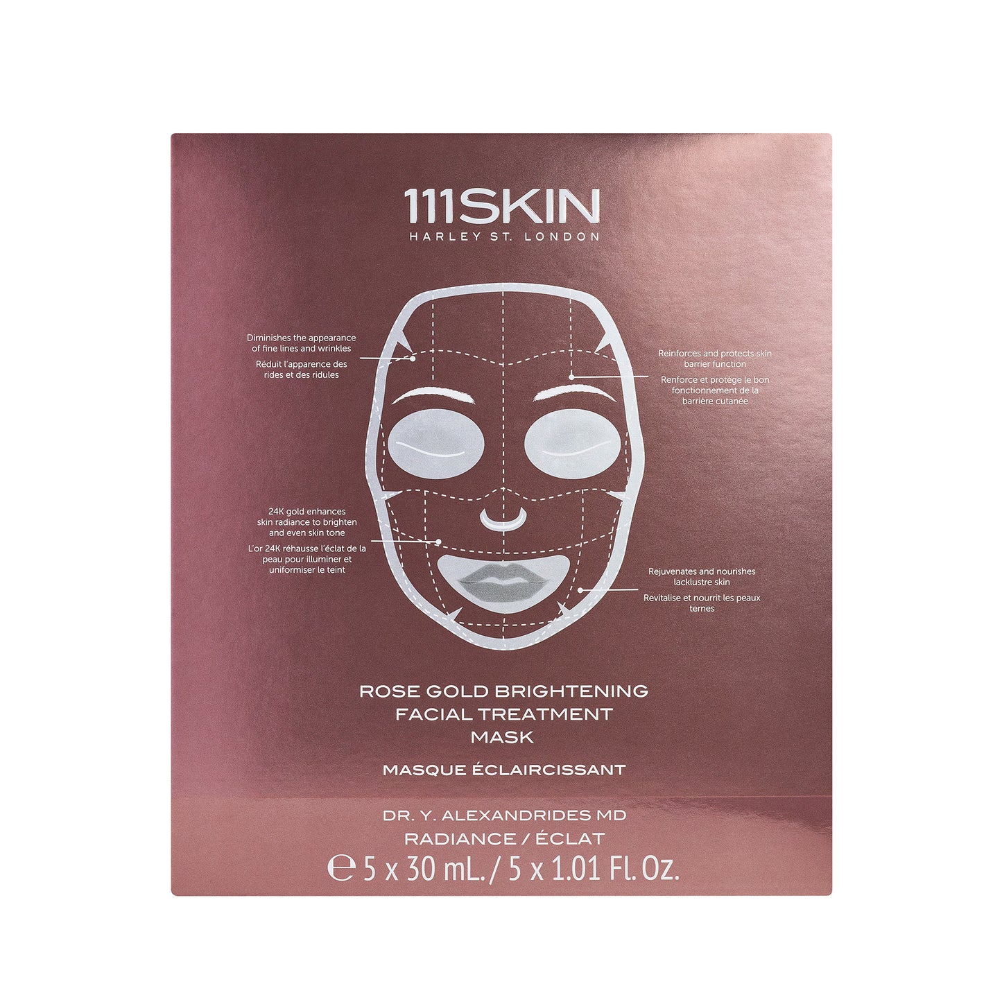 Rose Gold Face Sheet Mask