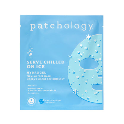 Serve Chilled Firming Hydrogel On Ice Face Sheet Mask
