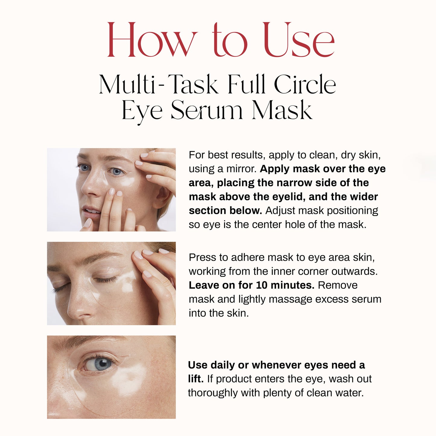 Full Circle Serum Eye Mask