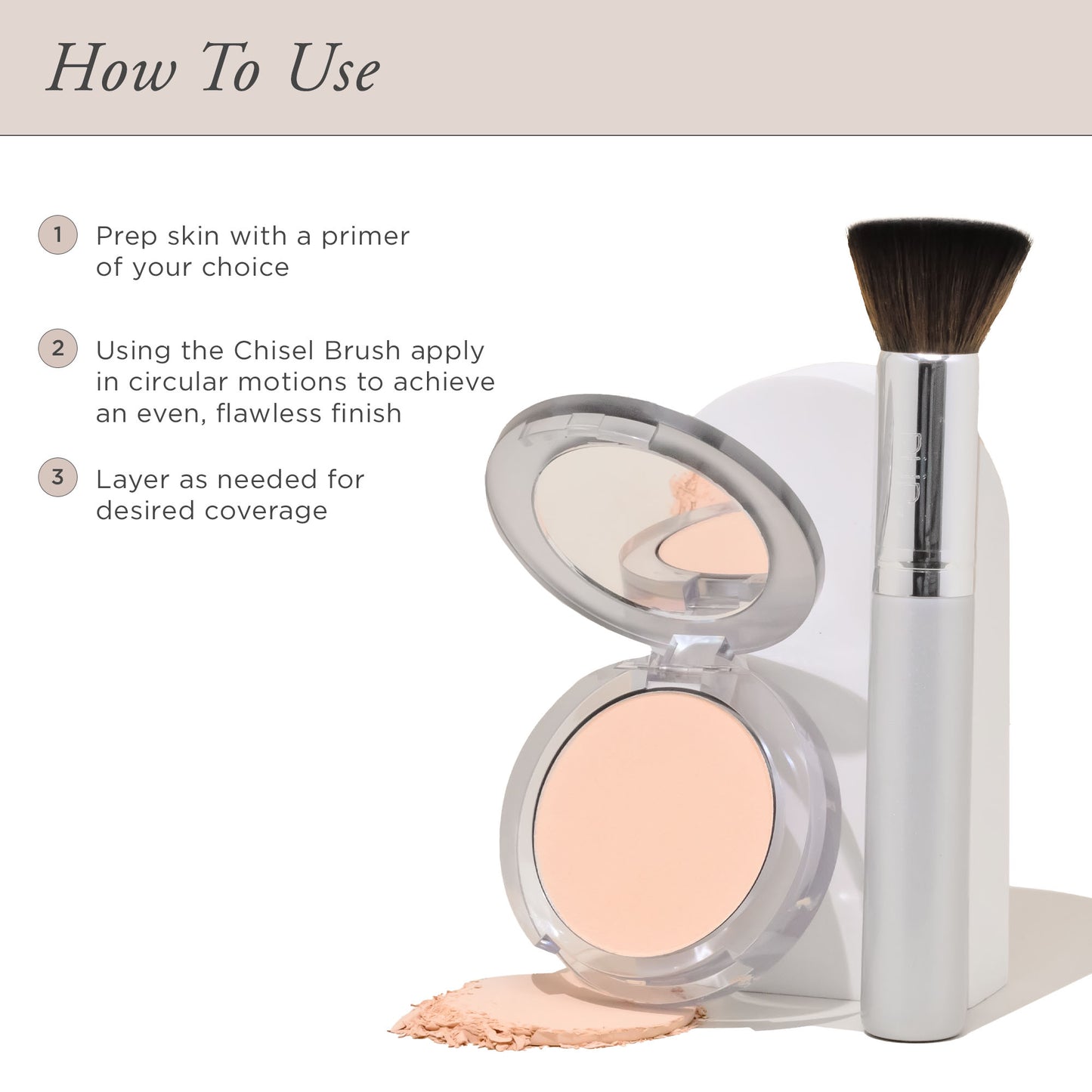 4-In-1 Pressed Mineral Makeup Powder SPF 15 - MP3 Blush Medium