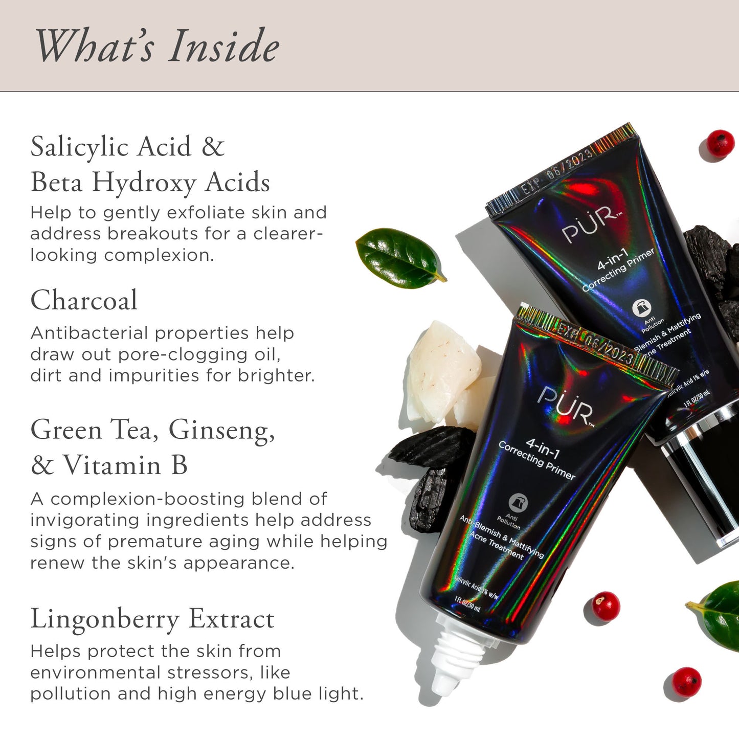 4-In-1 Correcting Primer Anti-Blemish Mattifying Acne Treatment