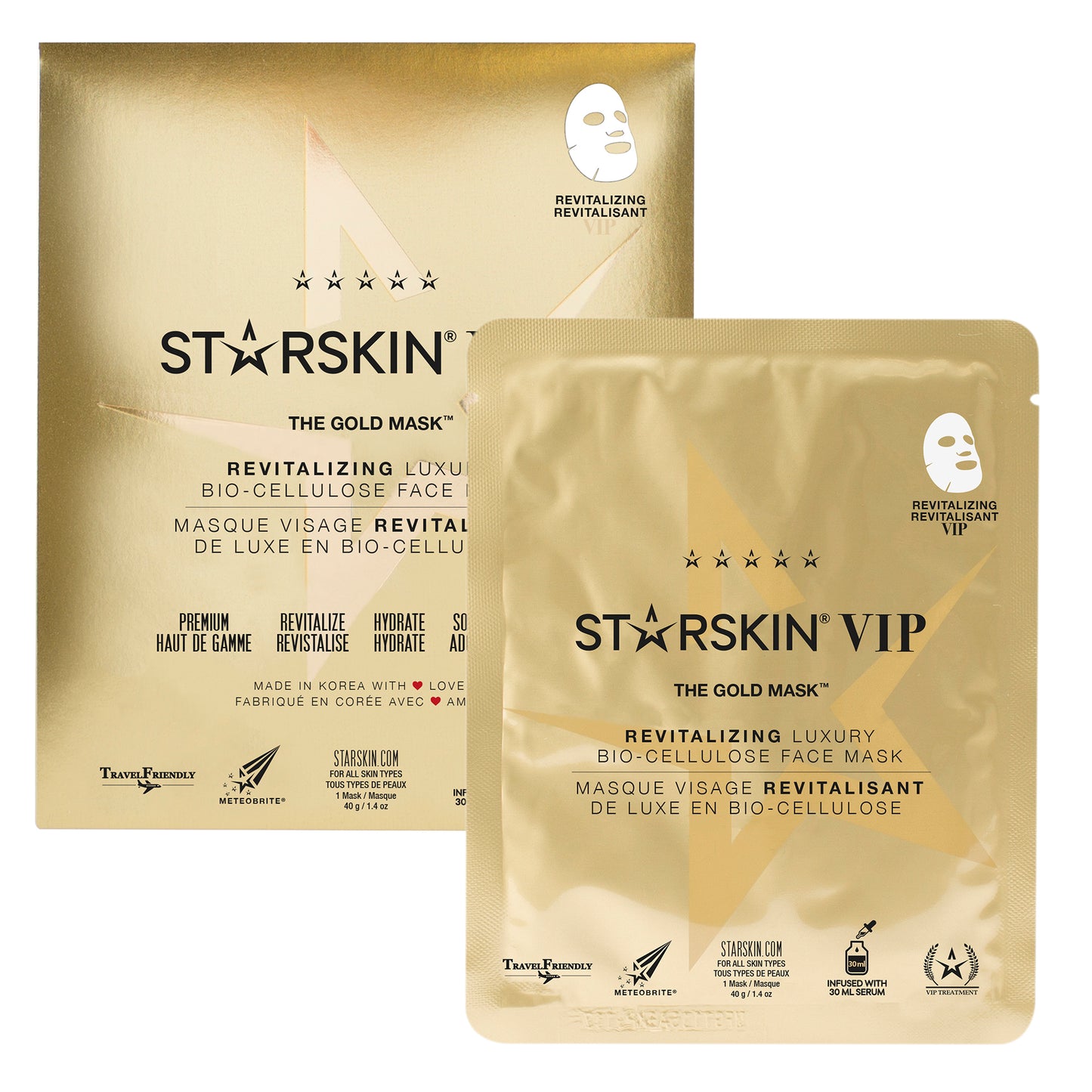 Face Mask - VIP The Gold Mask