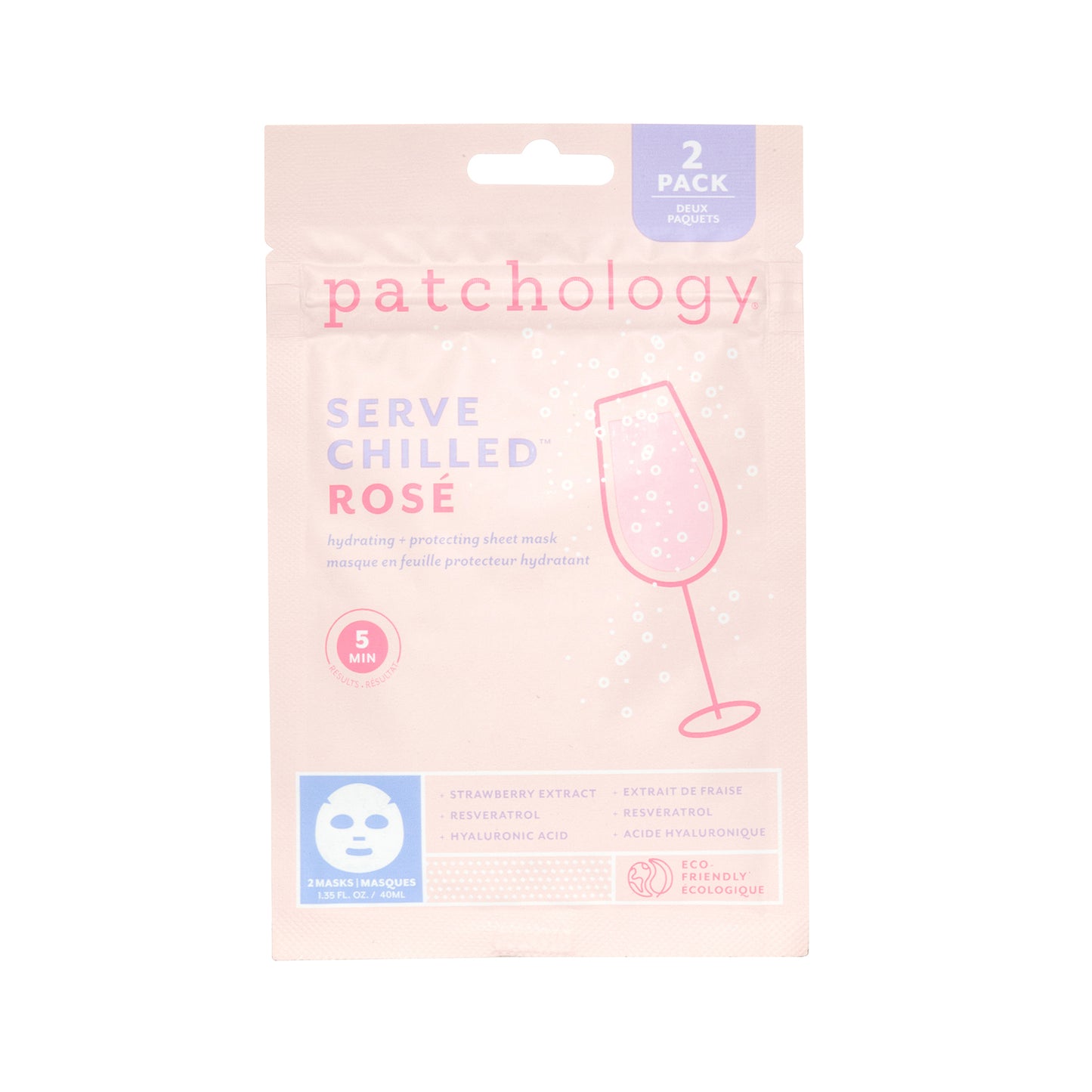 Serve Chilled Hydrating Face Sheet Mask 2 pc