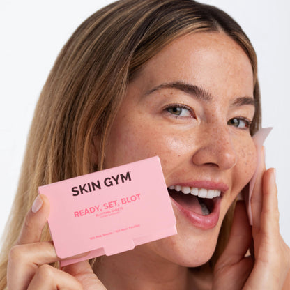 Ready, Set, Blot Pink Blotting Papers