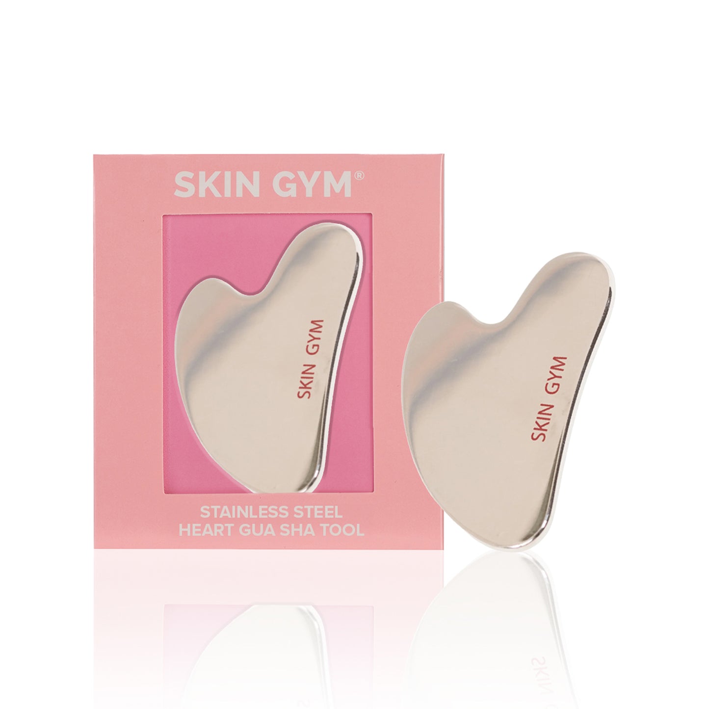 Cryo Stainless Steel Sculpty Heart Gua Sha Tool