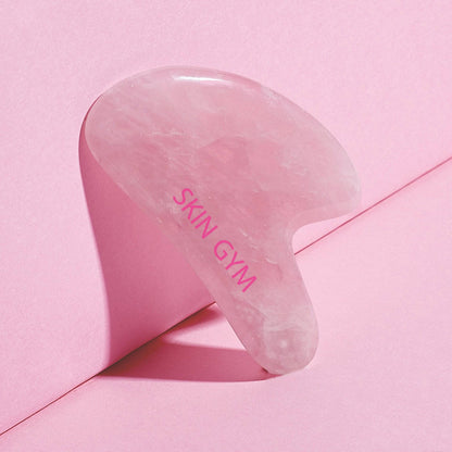 Rose Quartz Crystal Sculpty Heart Gua Sha Tool