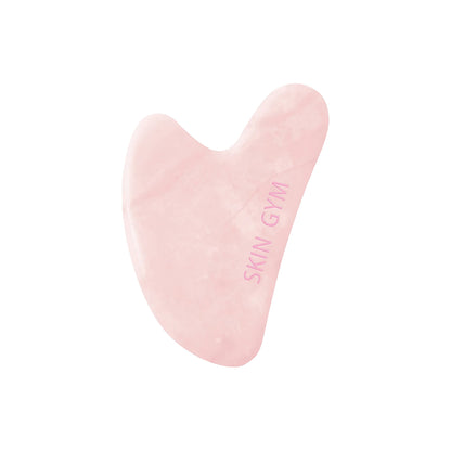 Rose Quartz Crystal Sculpty Heart Gua Sha Tool