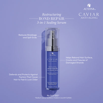 Caviar Anti-Aging Restructuring Bond Repair 3-In-1 Sealing Serum