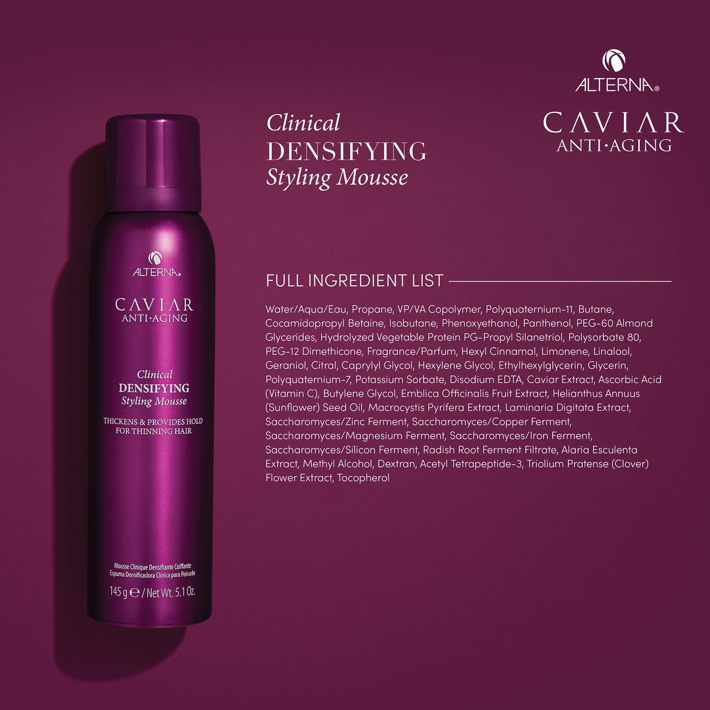 Caviar Anti-Aging Clinical Densifying Styling Mousse