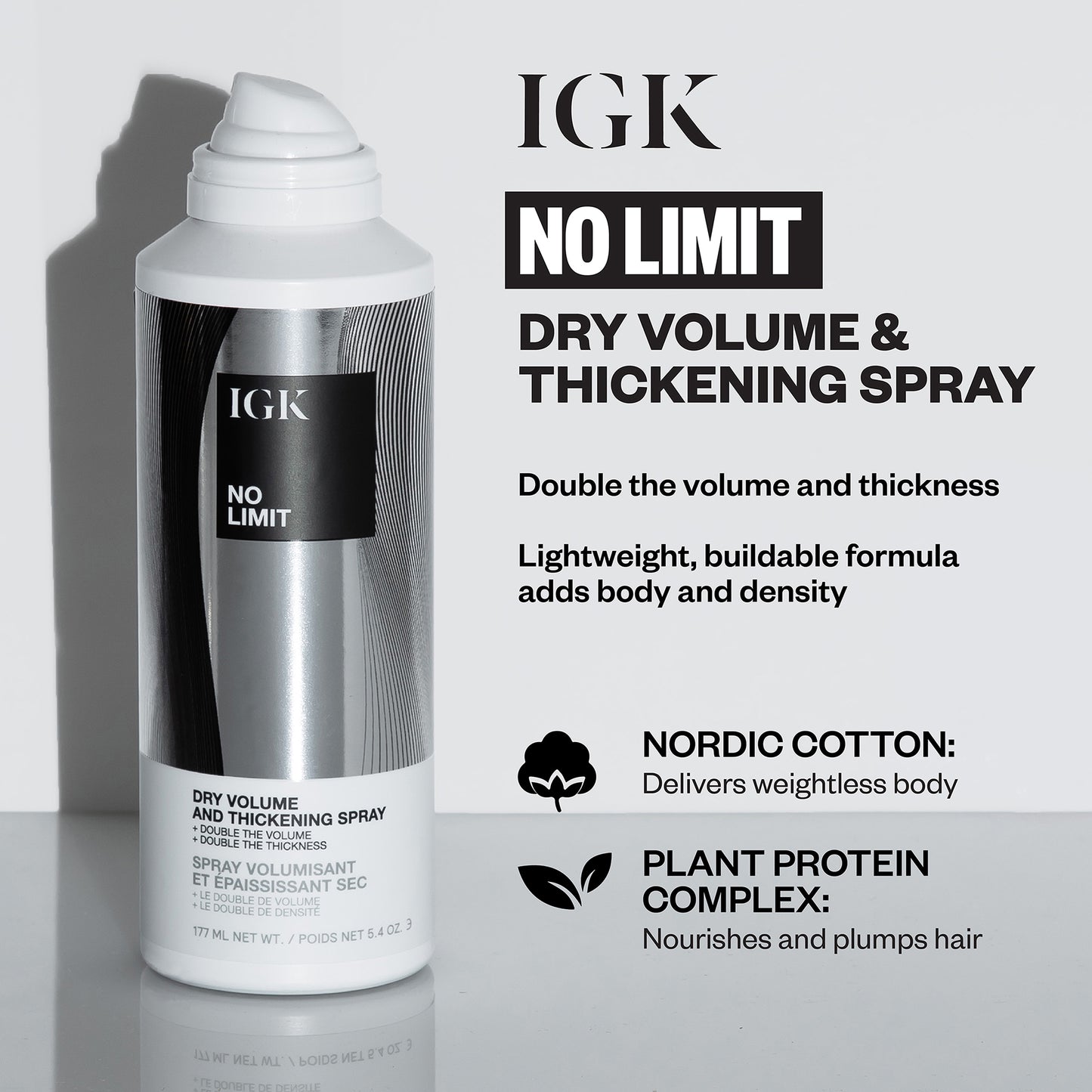No Limit Dry Volume And Thickening Spray