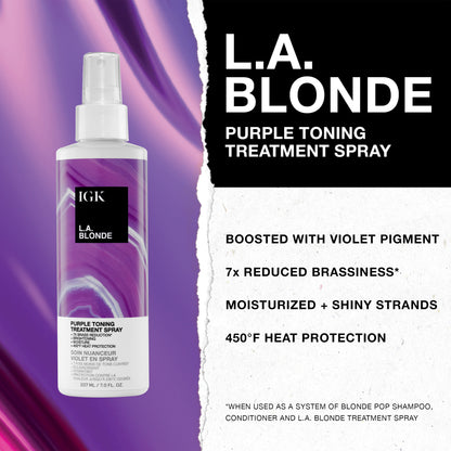 La Blonde Purple Toning Treatment Spray