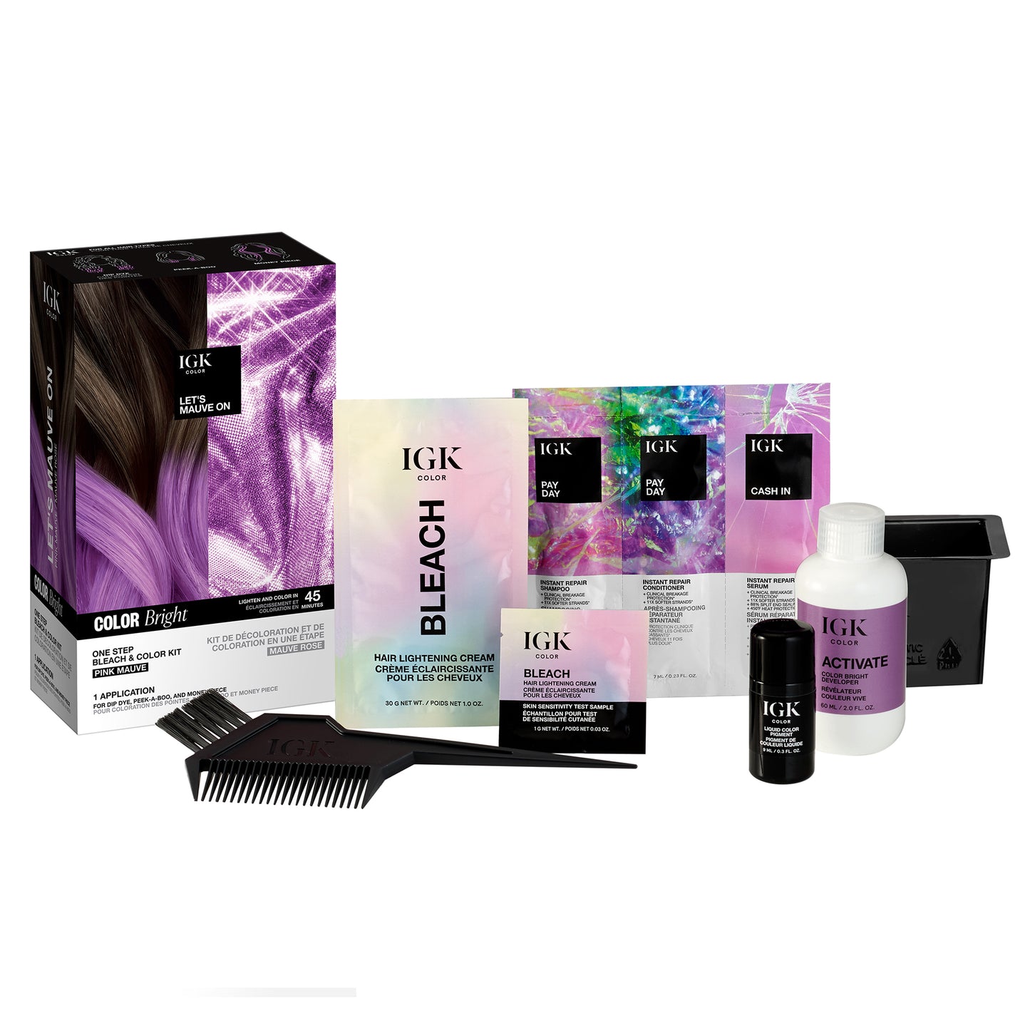 Color Bright One Step Bleach & Color Kit