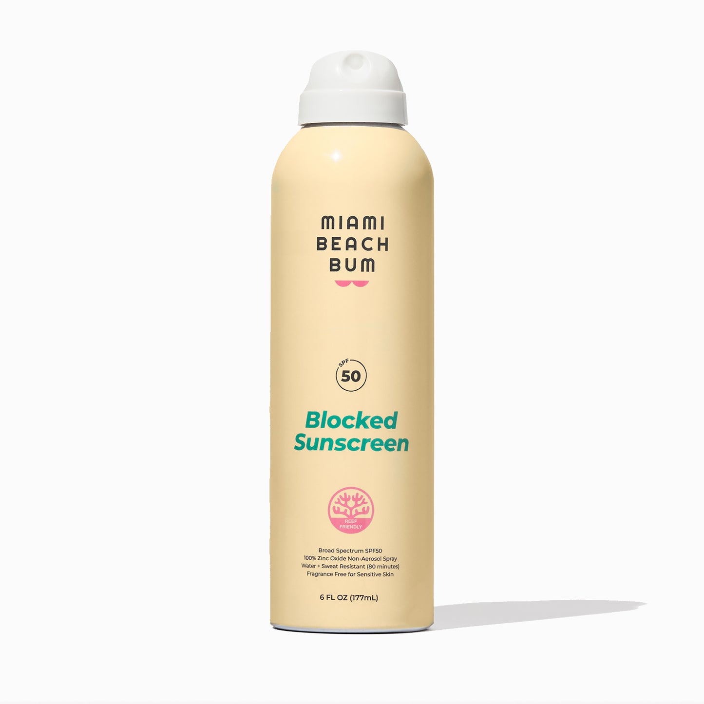 Blocked Sunscreen SPF50 - 100% Zinc Oxide Non-Aerosol Spray, Fragrance-free